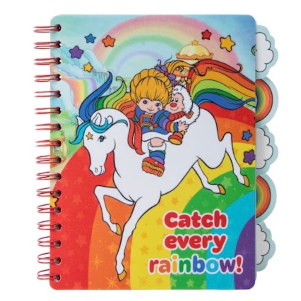 Rainbow Brite Spiral Notebook Journal 9x6